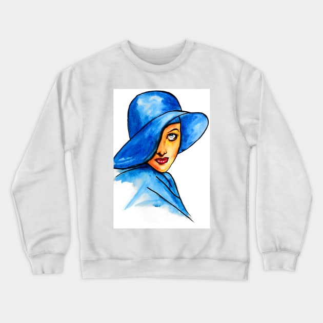 Joan Crawford Crewneck Sweatshirt by Svetlana Pelin